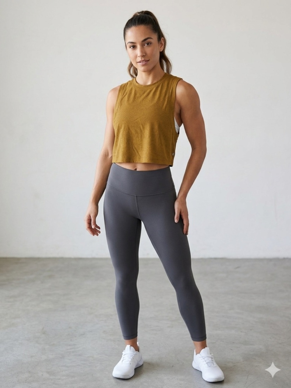 lululemon athletica Mustard Yellow Workout Tank